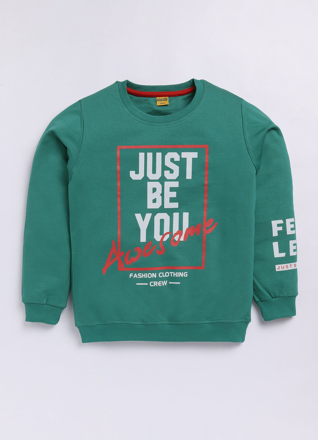 Just Be You Text  Printed Sweatshirts