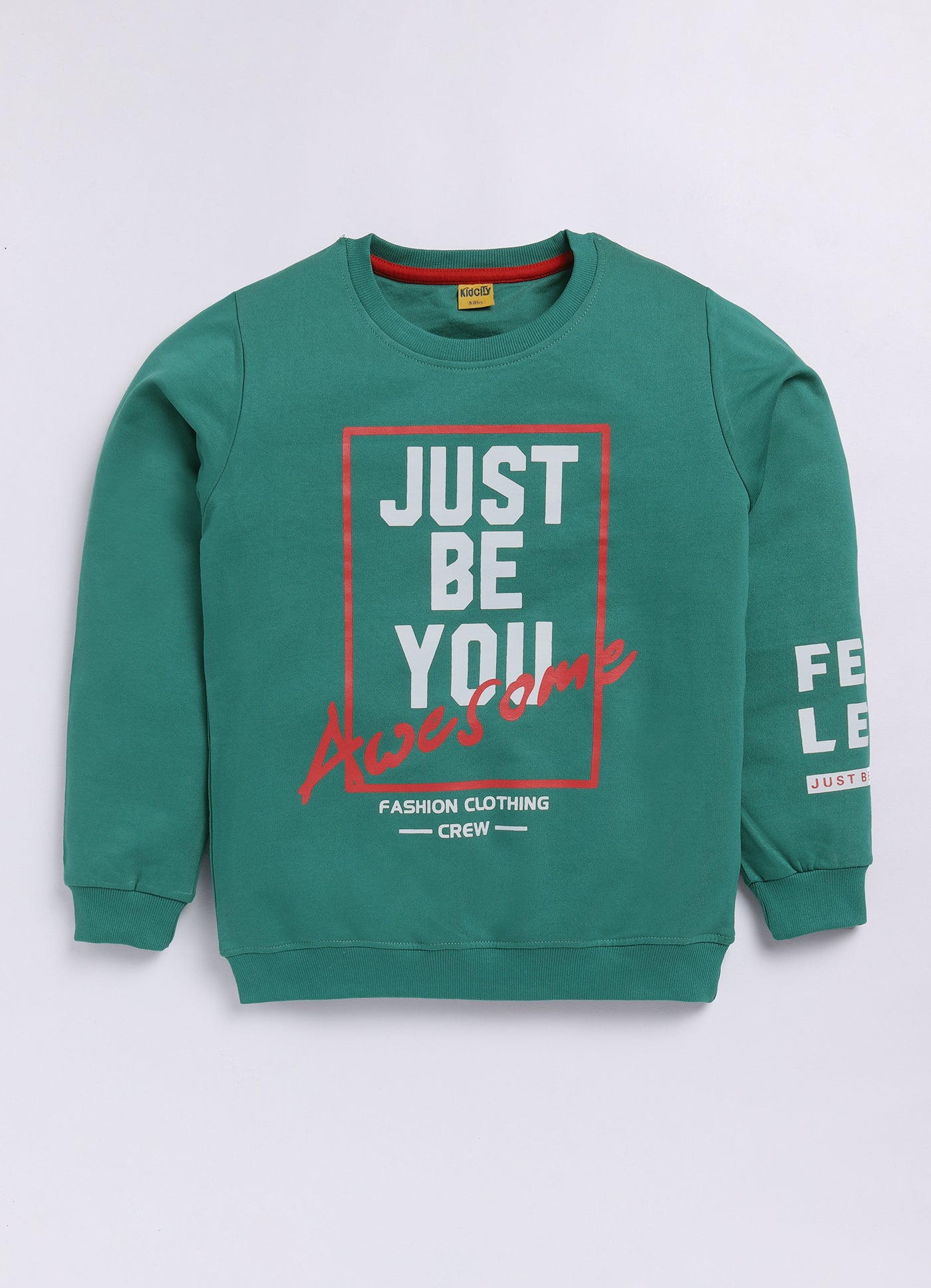 Just Be You Text  Printed Sweatshirts