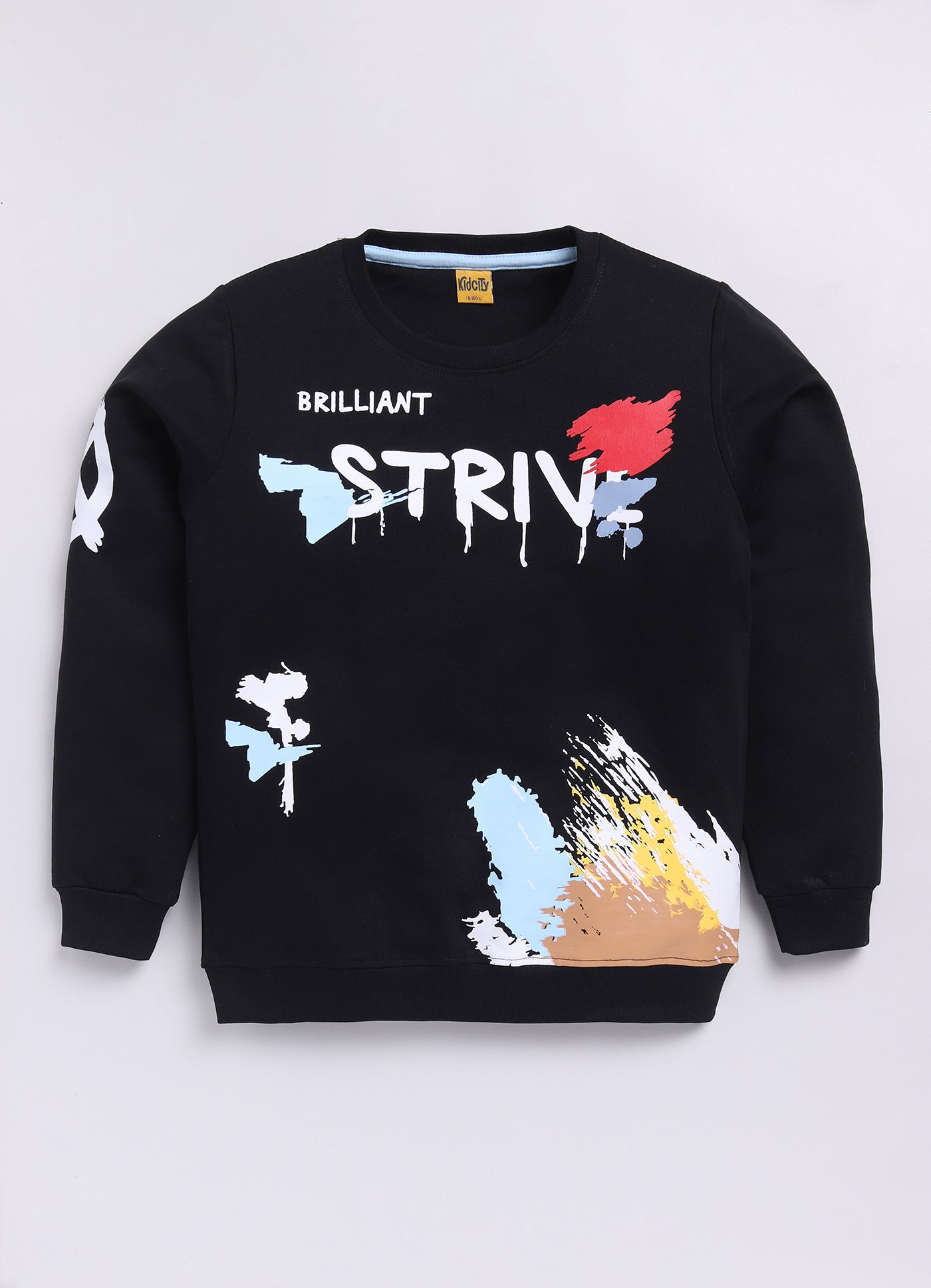 Strive Text Printed Sweatshirts