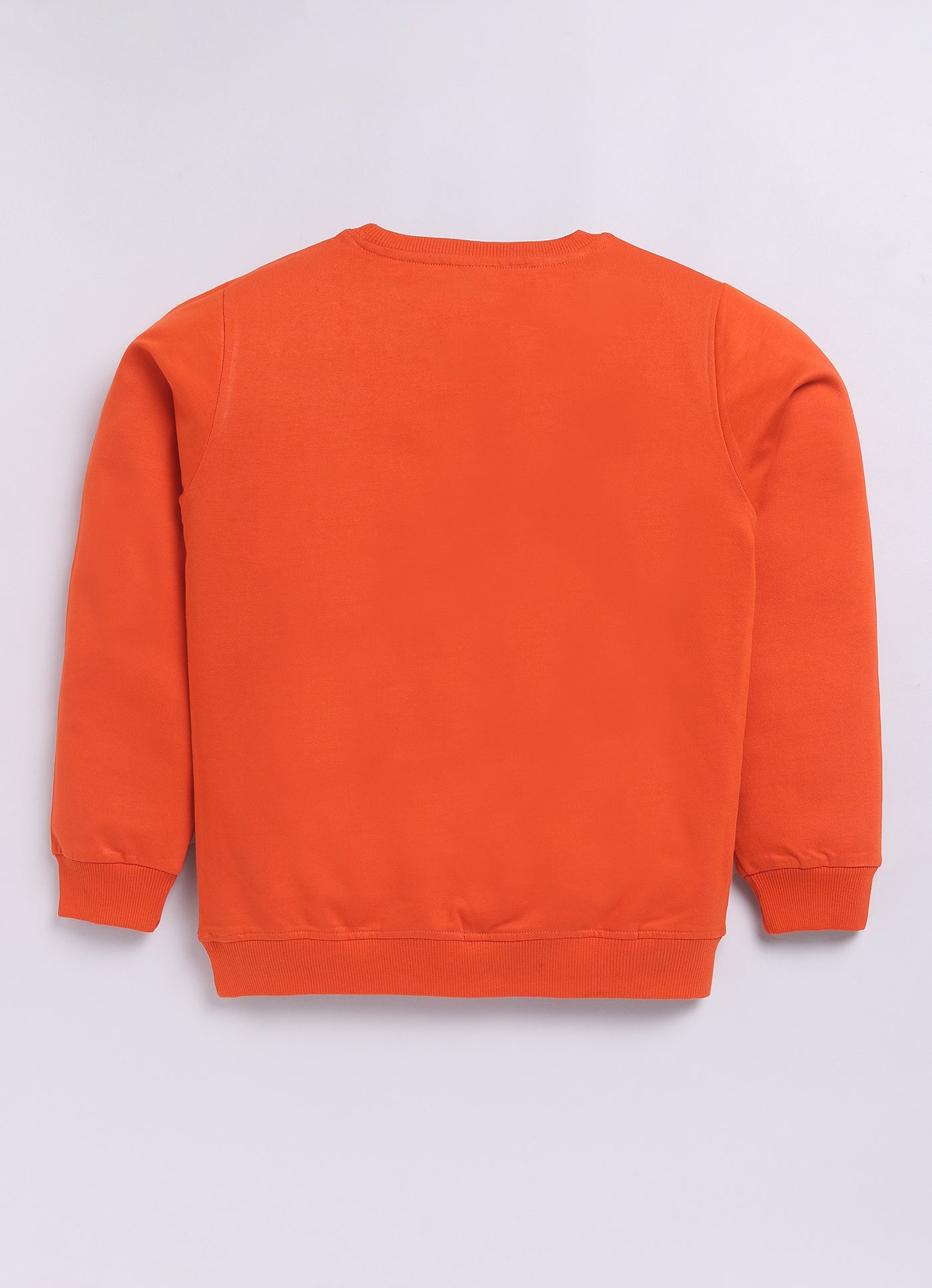 Orange Football Graphics Printed Sweatshirts