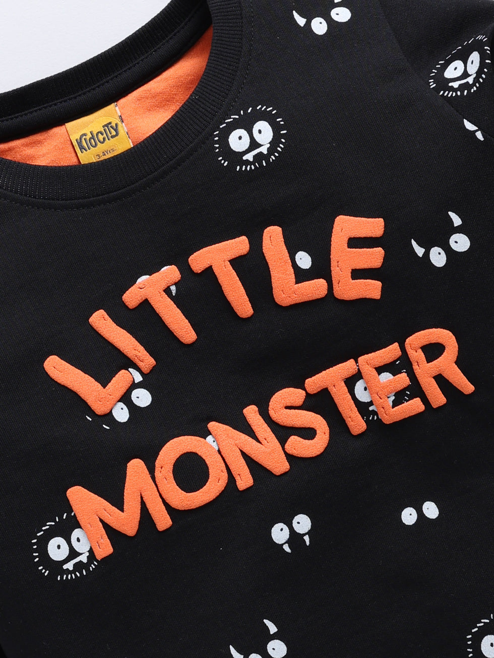 Little Monster Printed Sweatshirts