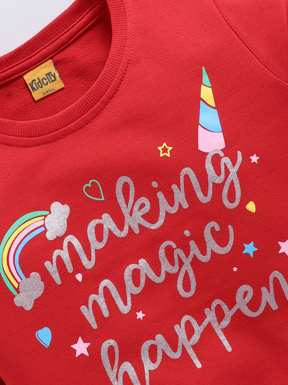 Magical Vibes Printed Sweatshirts