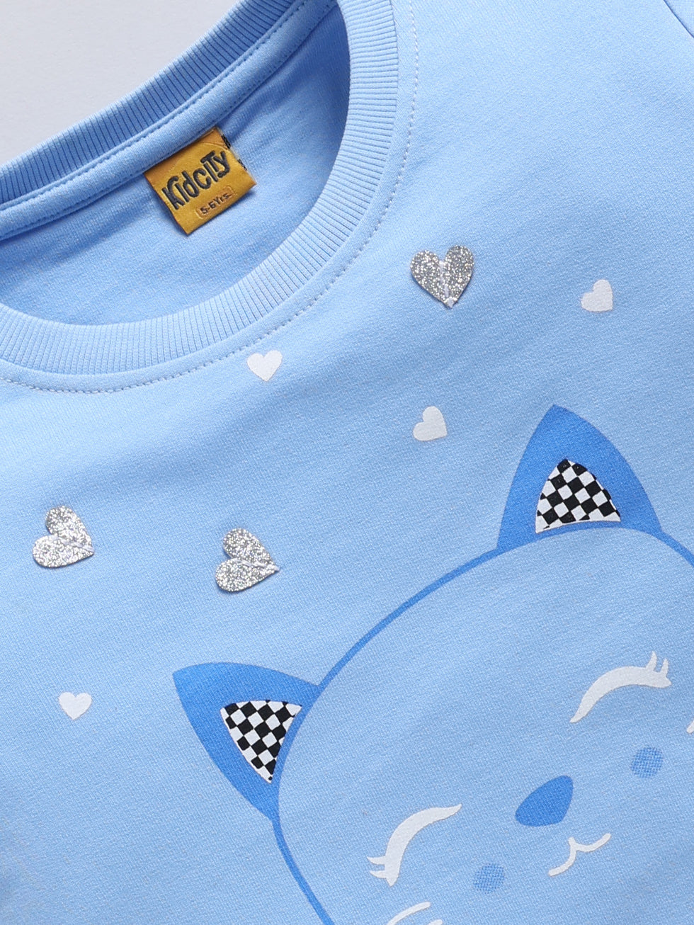 Sweetheart Kitty Graphic Printed Sweatshirts