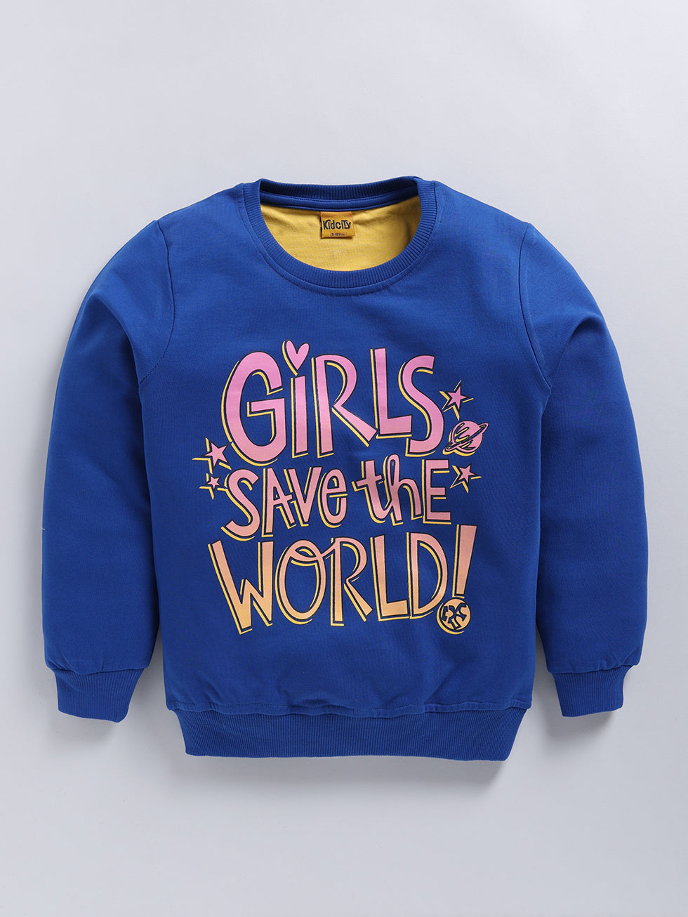 Girls Save the World  Printed Sweatshirts