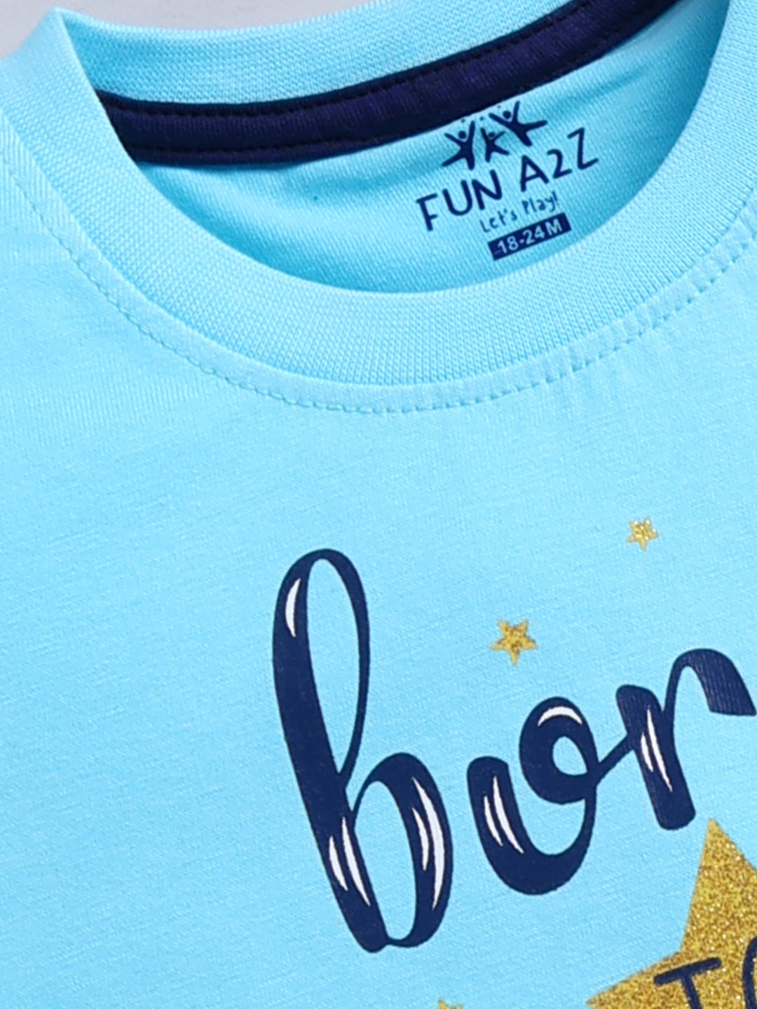 Girls Placement Printed Basic 2pc Combo Set Top