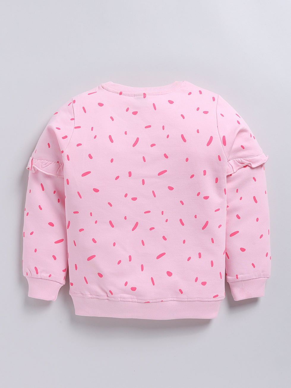 Pink Bear-Printed Sweatshirts