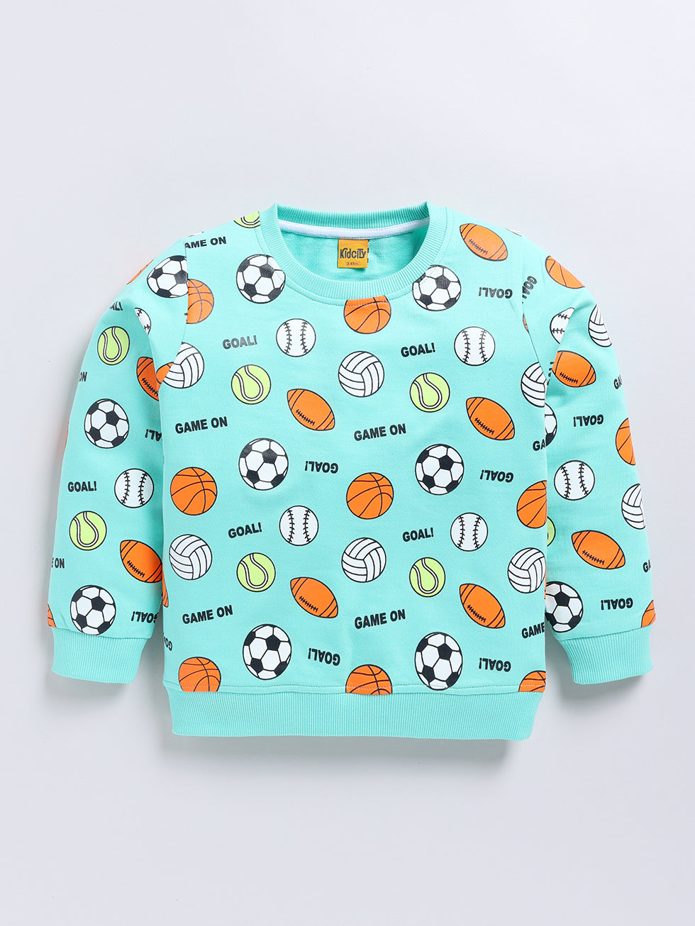 Sports Theme  Print Sweatshirts