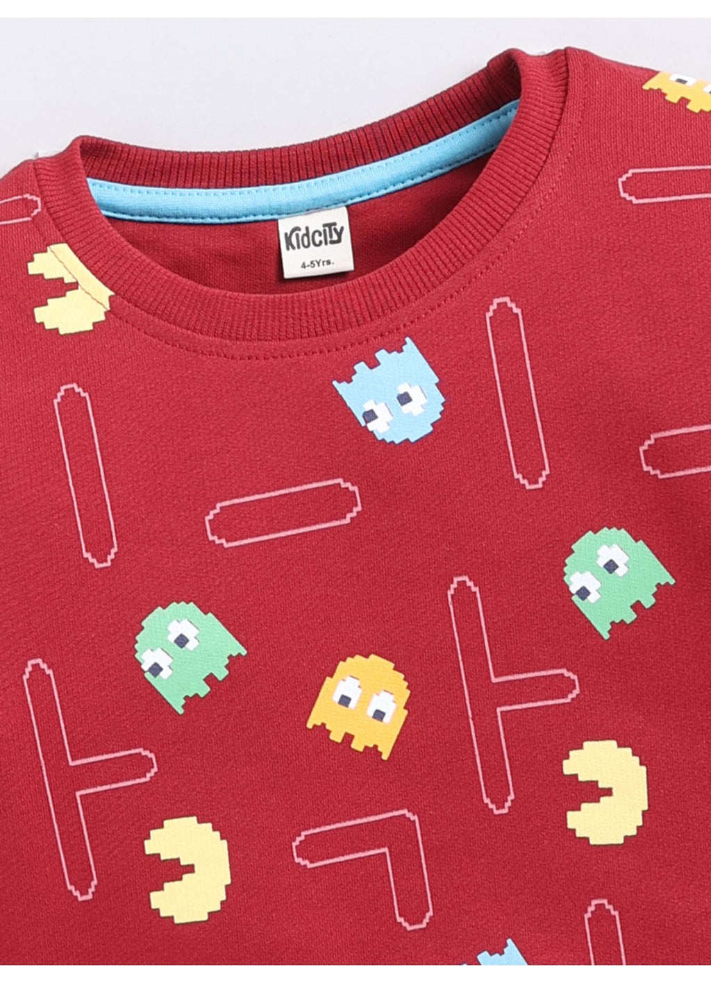 Retro Gaming Graphic Print Sweatshirt