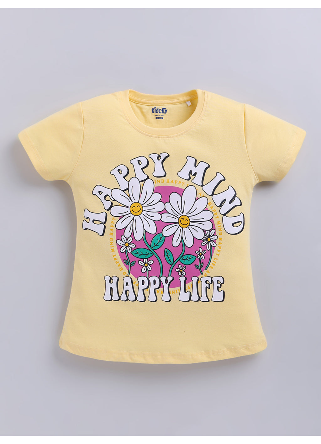 Happy Mind Happy Life Daisy Tops