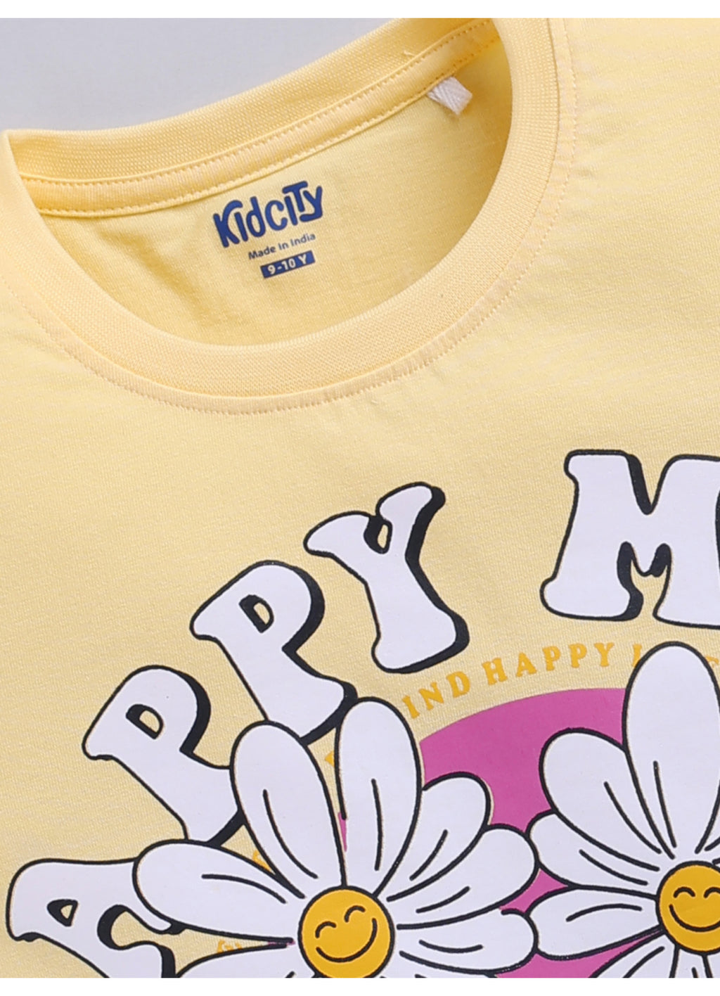 Happy Mind Happy Life Daisy Tops