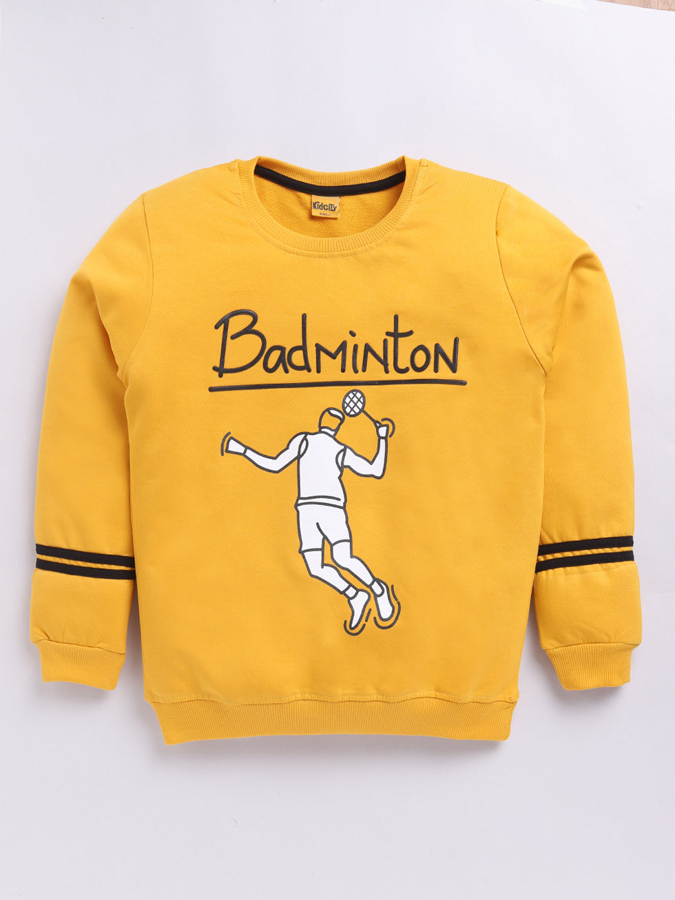 Badminton Printed Sweatshirts