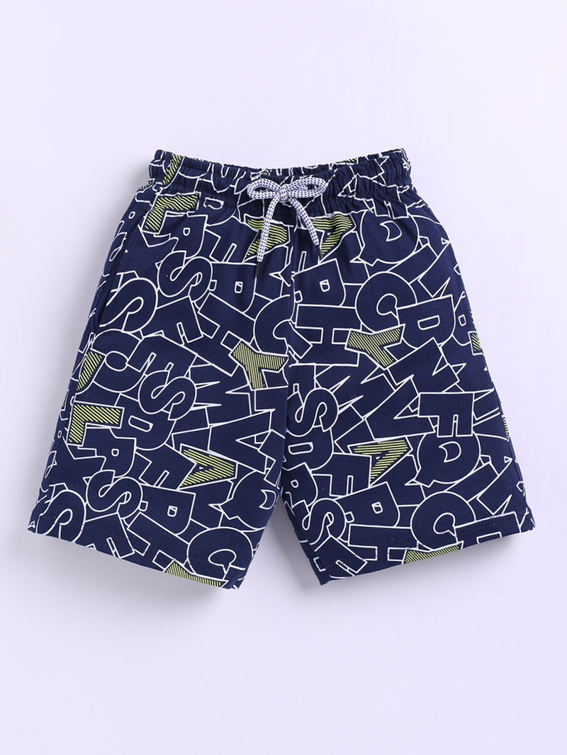 Abstract  All Over printed Shorts