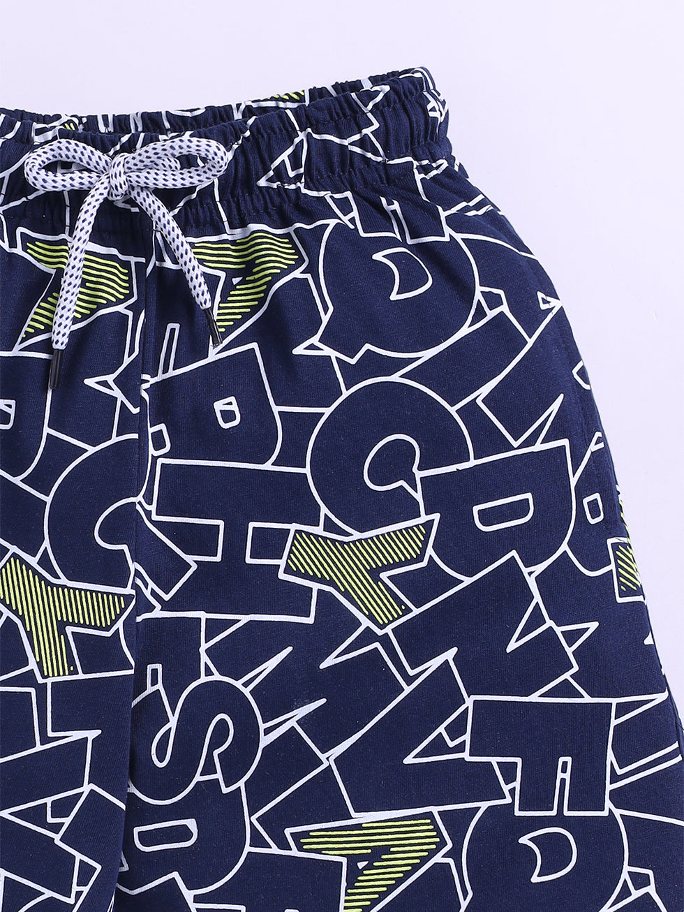 Abstract  All Over printed Shorts