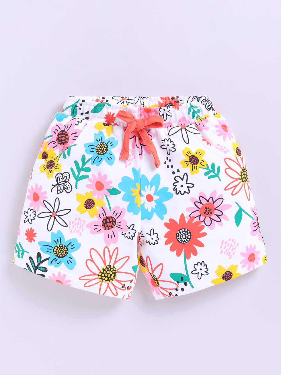 Flower All Over Printed Shorts