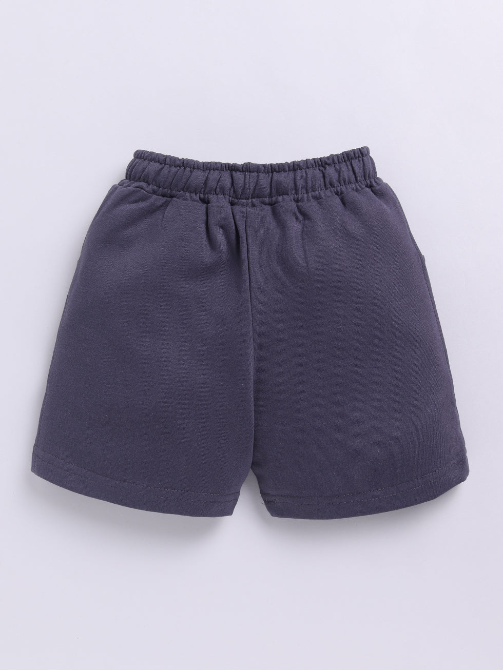 Happy Text Printed Shorts