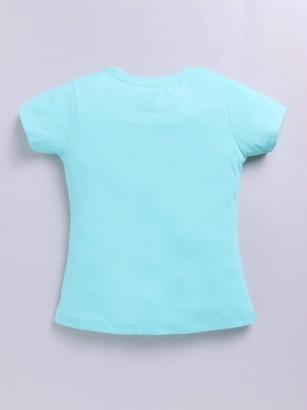 Half Sleeve Text and Star Printed Tops