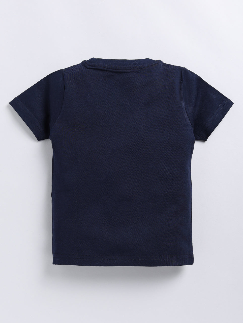 Kidcity Boy's Basic T-Shirt Combo Set (Pack of 2) | Cotton Sinker T-Shirts | Boy's Casual T-Shirts |  Black, T-Shirts  Back View