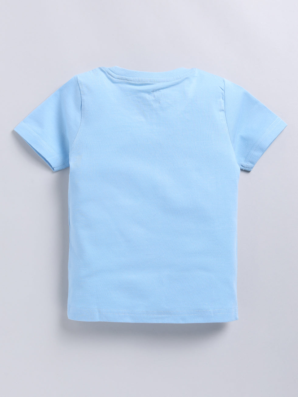 Kidcity Boy's Basic T-Shirt Combo Set (Pack of 2) | Cotton Sinker T-Shirts | Boy's Casual T-Shirts , Light Sul  T-Shirts Back  View