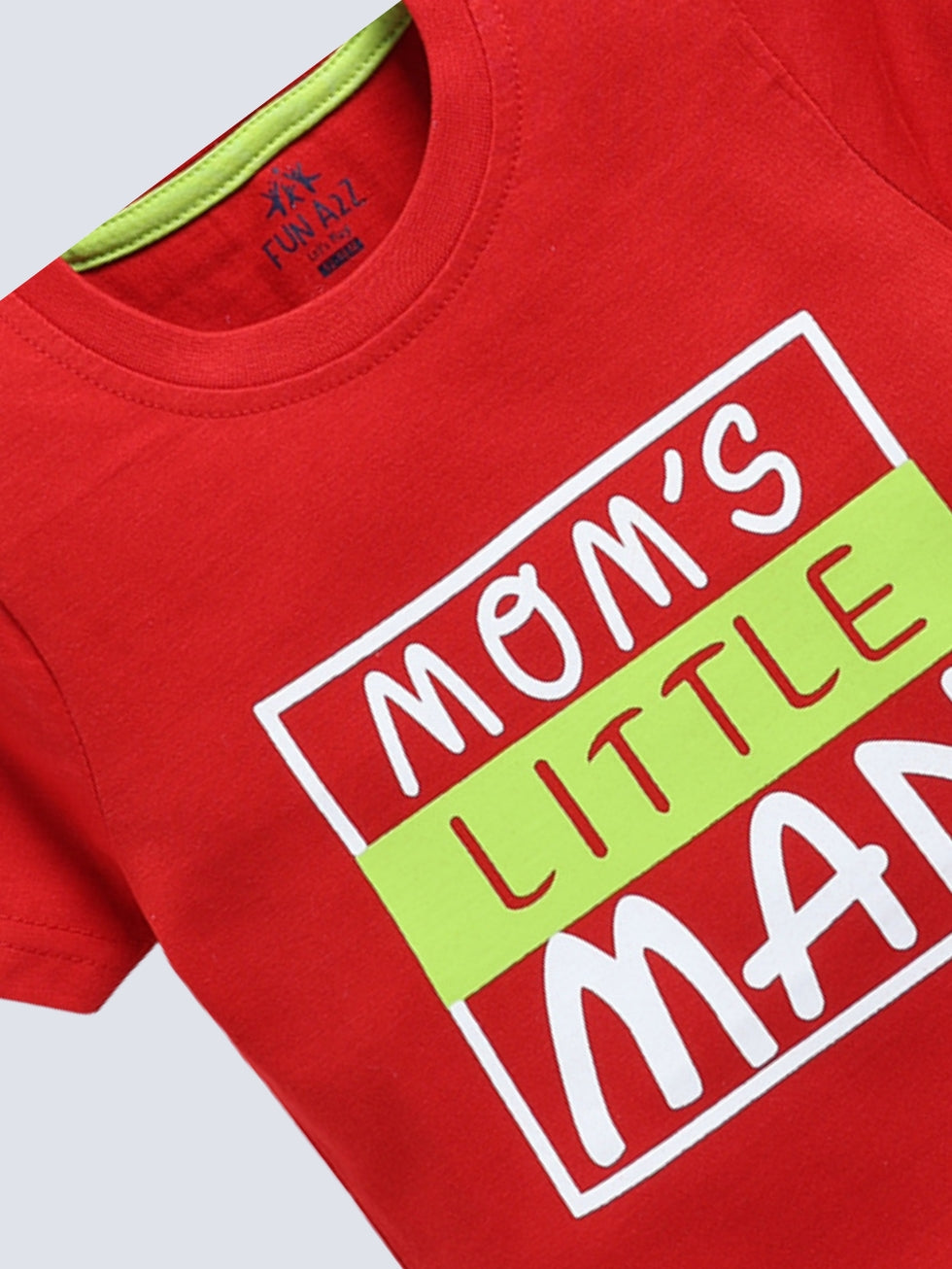 Kidcity Boy's Basic T-Shirt Combo Set (Pack of 2) | Cotton Sinker T-Shirts | Boy's Casual T-Shirts |  Red T-Shirts  Zoom View