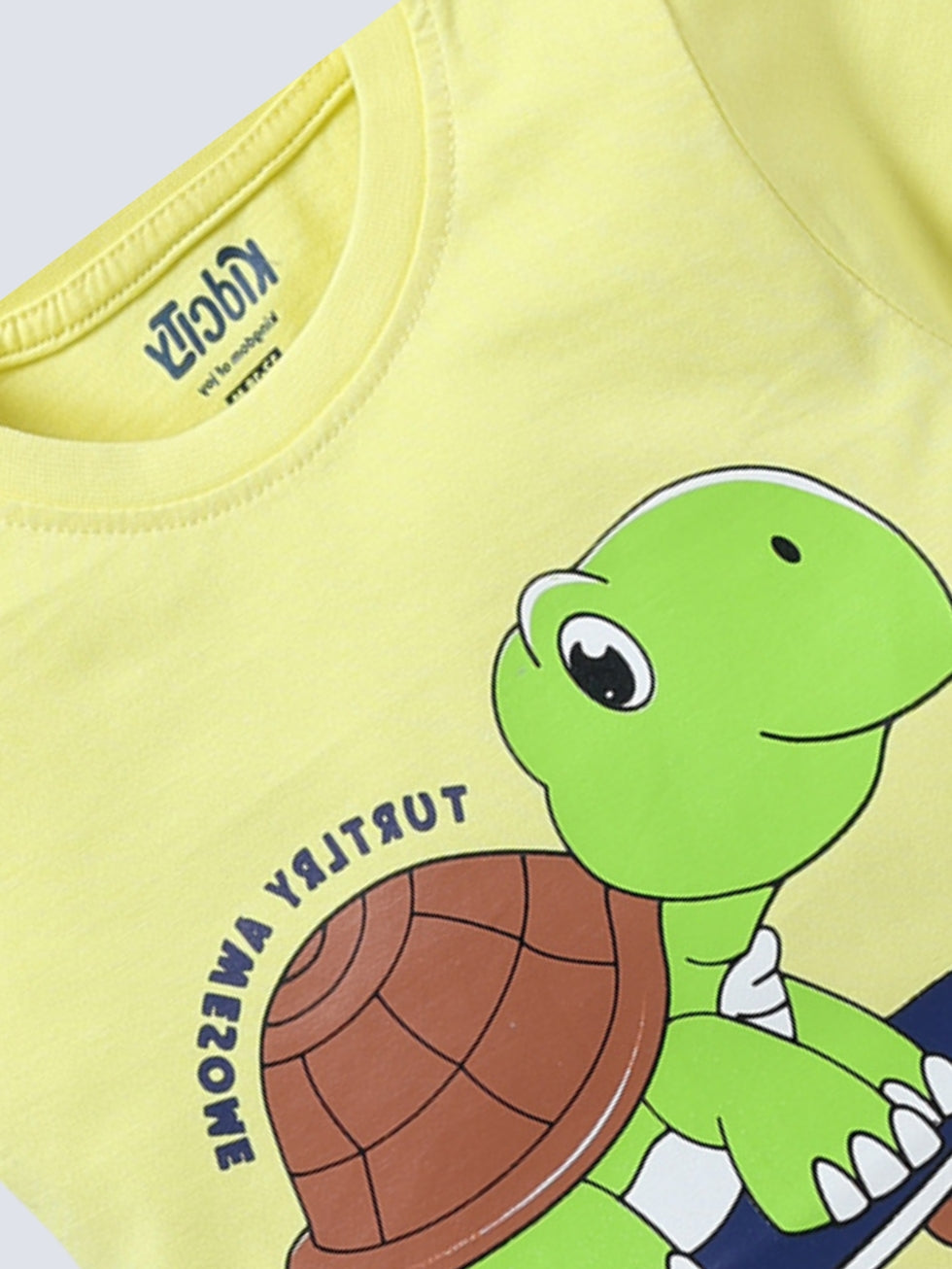 Kidcity Boy's Basic T-Shirt Combo Set (Pack of 2) | Cotton Sinker T-Shirts | Boy's Casual T-Shirts |  Yellow, T-Shirts  Zoom View