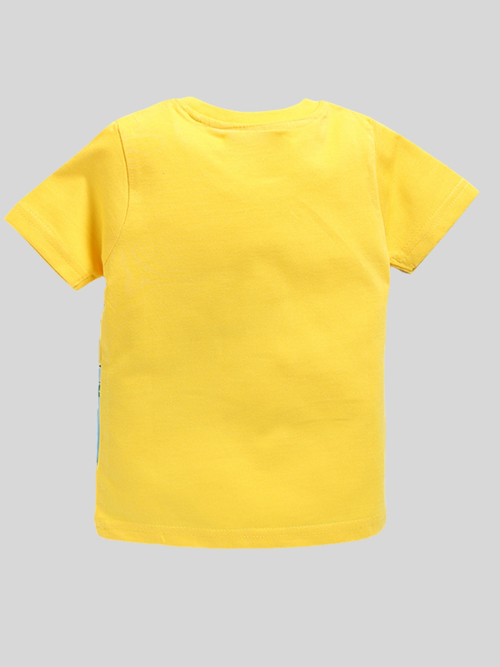 Kidcity Boy's Basic T-Shirt Combo Set Yellow  T-shirts back view