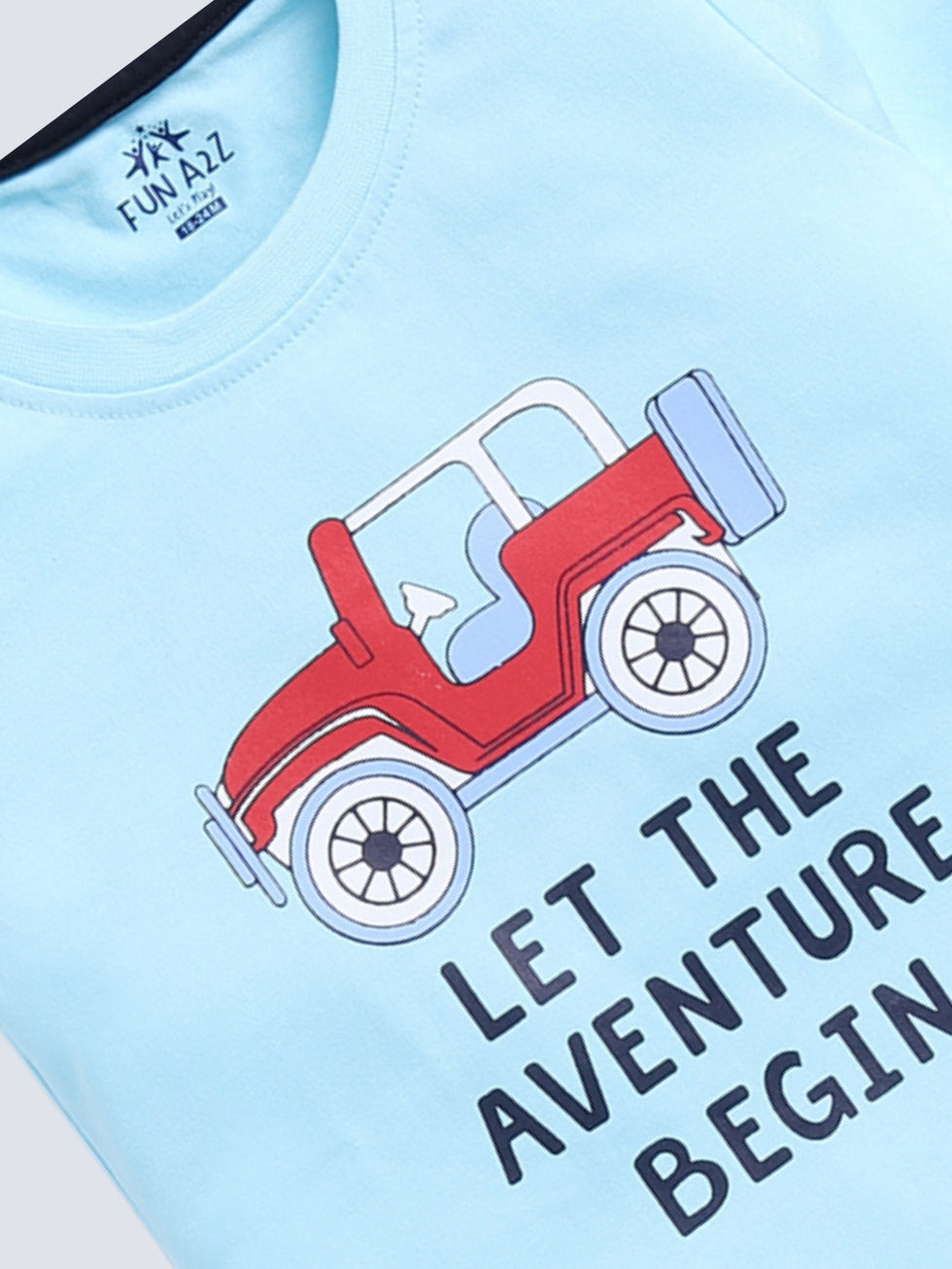Kidcity Boy's Basic T-Shirt Combo Set light blue T-shirts zoom view