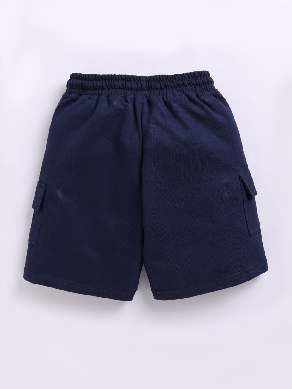 Kidcity_Boys_Cotton_Loopknit_Cargo_Pocket_Casual_Shorts_-_Navy_Back_View