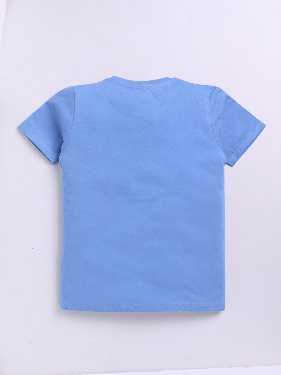 Kidcity Boys Cotton Sinker Hi Graphic Half Sleeves T-Shirts - Blue Back VIew