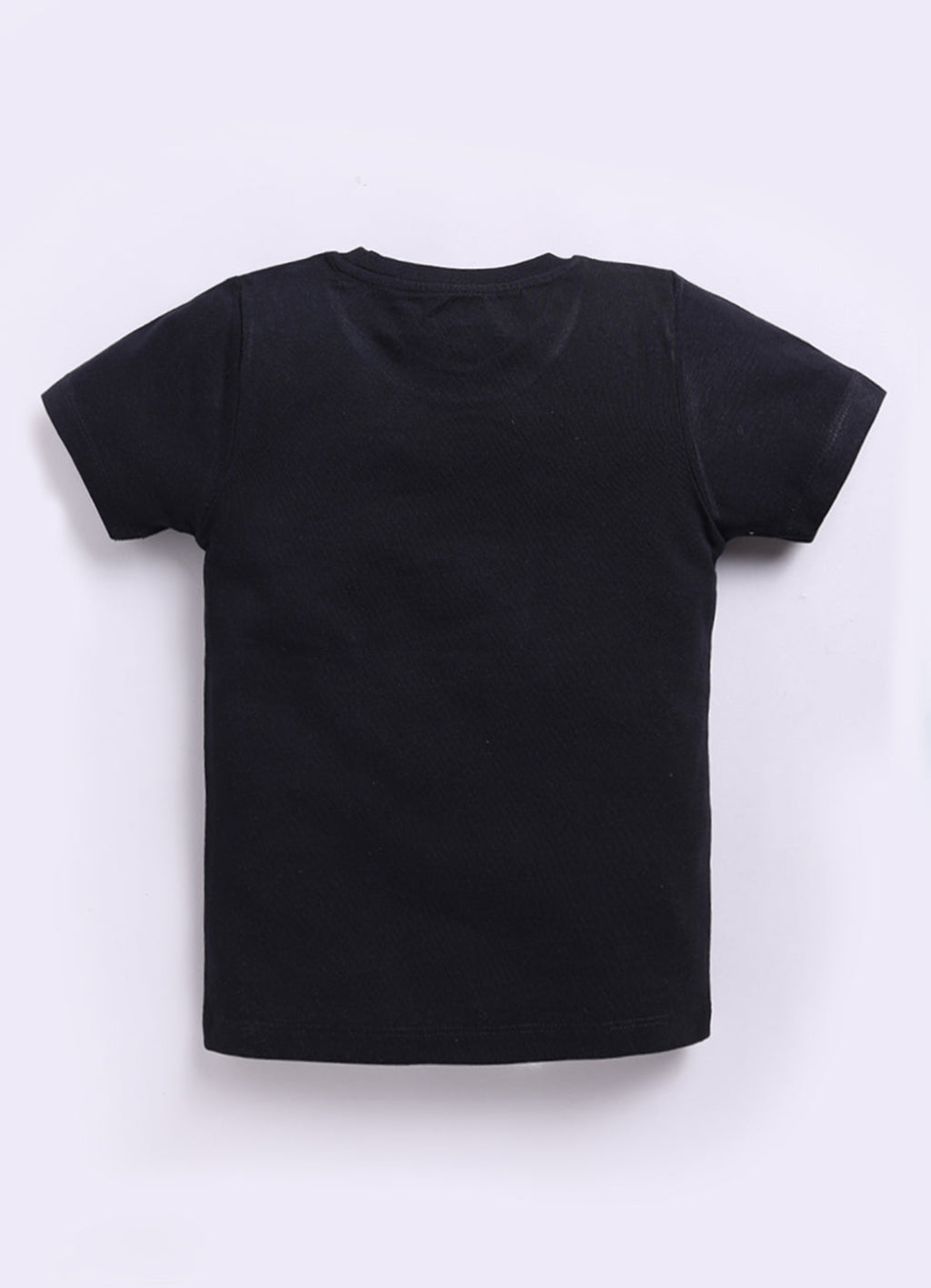 Kidcity Boys Cotton Sinker Small Body Big Energy Graphic Half Sleeves T-Shirts - Black Back View