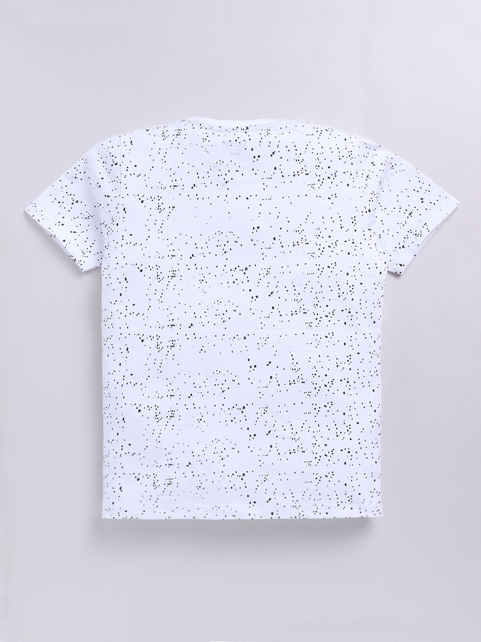 Kidcity Boys Soft Cotton Sinker Half Sleeve New York City Print T-Shirts - White back view