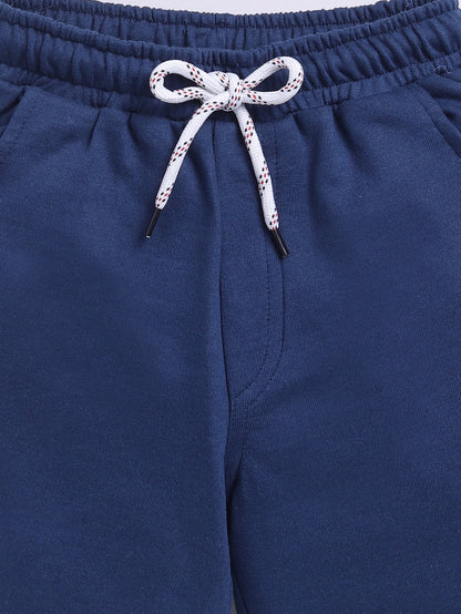 Kidcity Boys shorts Combo set (pack of 2) |Loopknit navy shorts zoom view