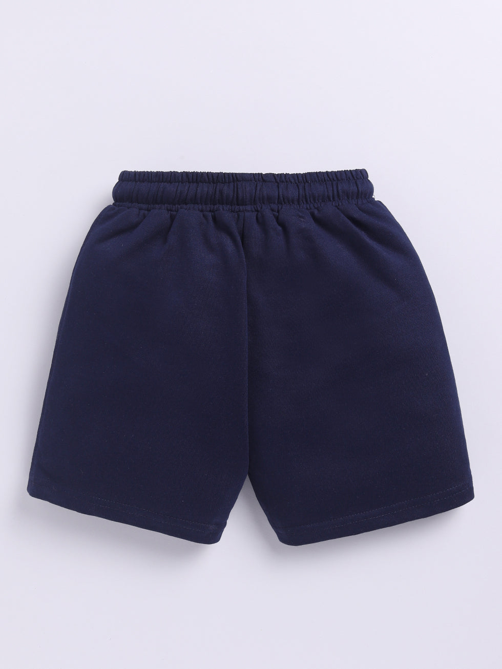 Kidcity Boys shorts Combo set (pack of 2) |Loopknit shorts| navy shorts back view