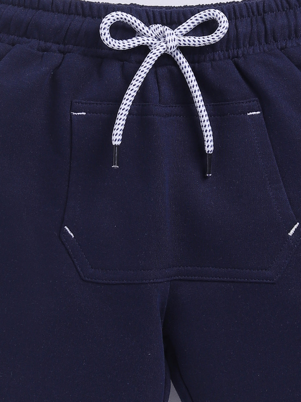 Kidcity Boys shorts Combo set (pack of 2) |Loopknit shorts| navy shorts zoom view