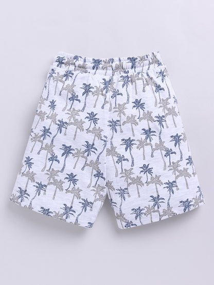 Kidcity Boys shorts Combo set (pack of 2) |Sinker shorts| white back view