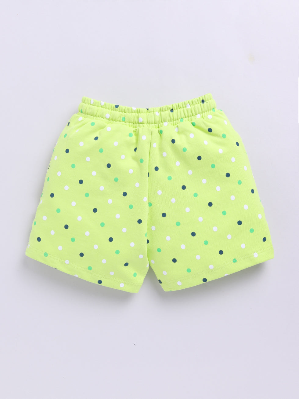 Kidcity Girls shorts Combo set (pack of 2) |Loopknit shorts|Lemon back view