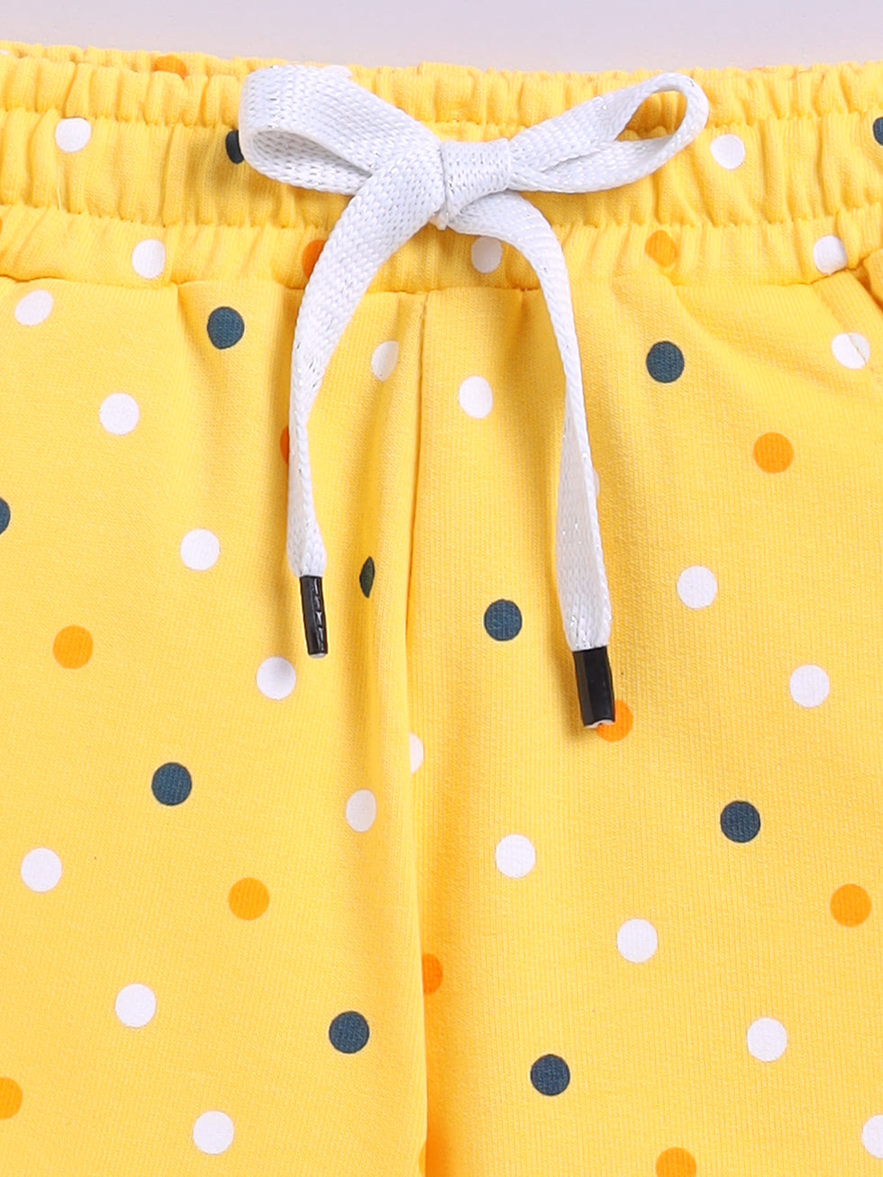 Kidcity Girls shorts Combo set (pack of 2) | Loopknit shorts | Yellow shorts zoom view