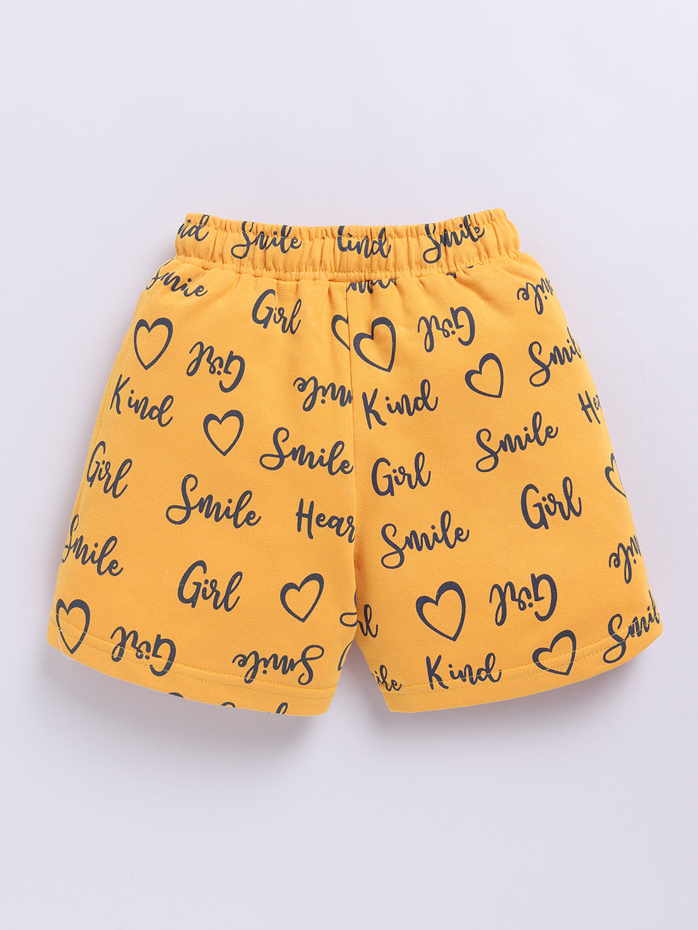Kidcity Girls shorts Combo set (pack of 2) |Loopknit shorts|mastered shorts back view