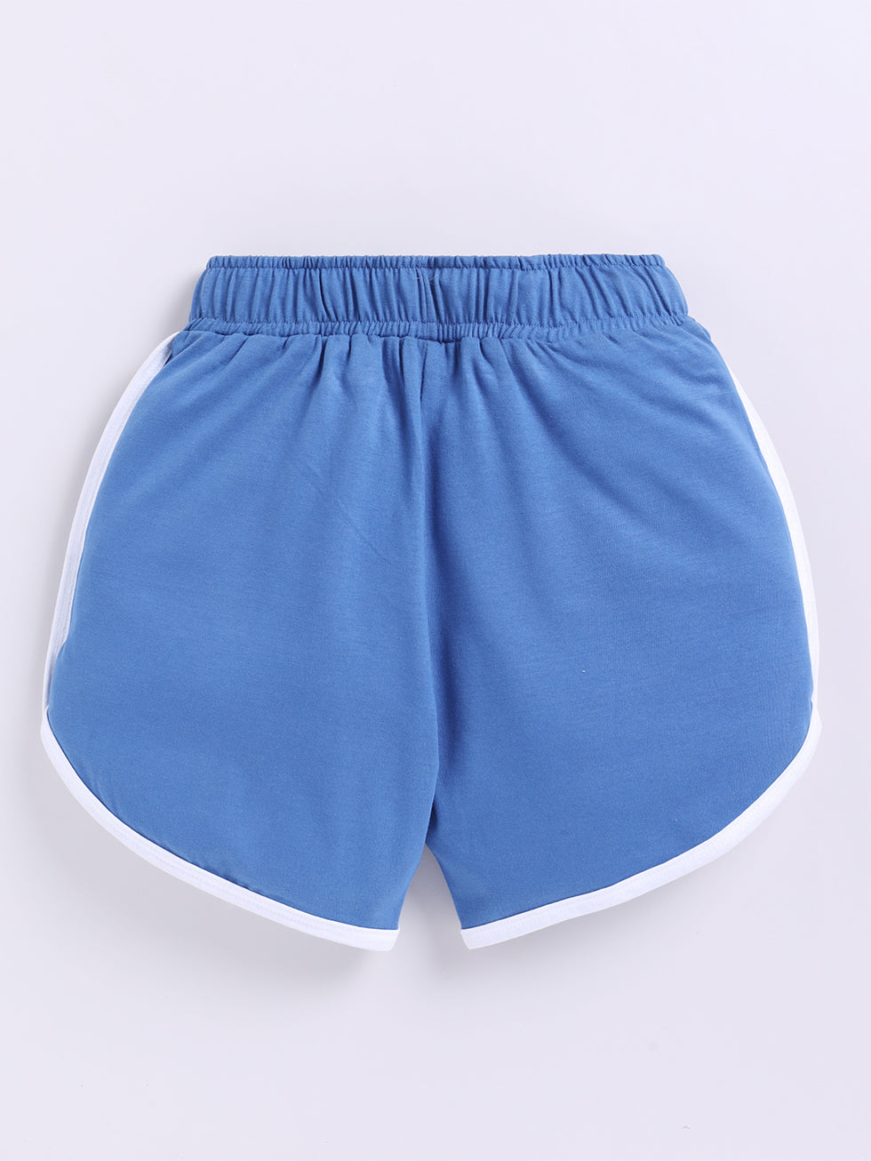 Kidcity Girls shorts Combo set (pack of 2) |Sinker shorts|Blue shorts back view