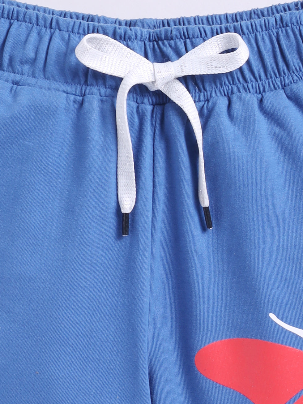 Kidcity Girls shorts Combo set (pack of 2) |Sinker shorts|Blue shorts zoom view