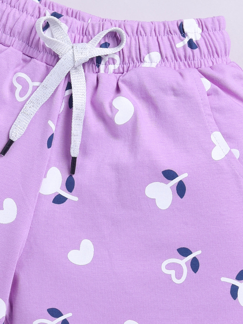 Kidcity Girls shorts Combo set (pack of 2) |Sinker shorts| light purple shorts zoom view