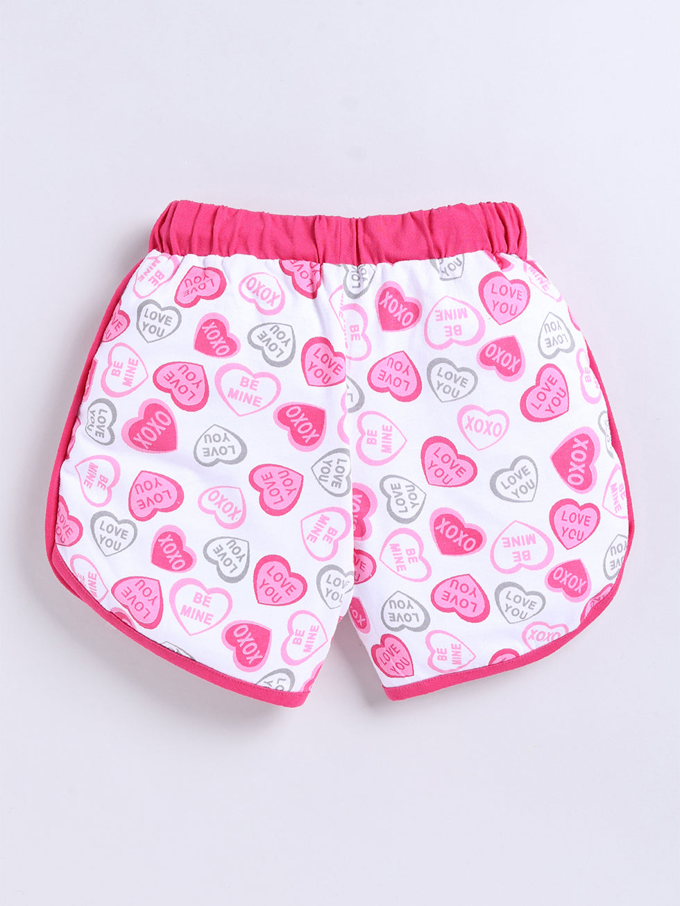 Kidcity Girls shorts Combo set (pack of 2) |Sinker shorts|pink shorts back view