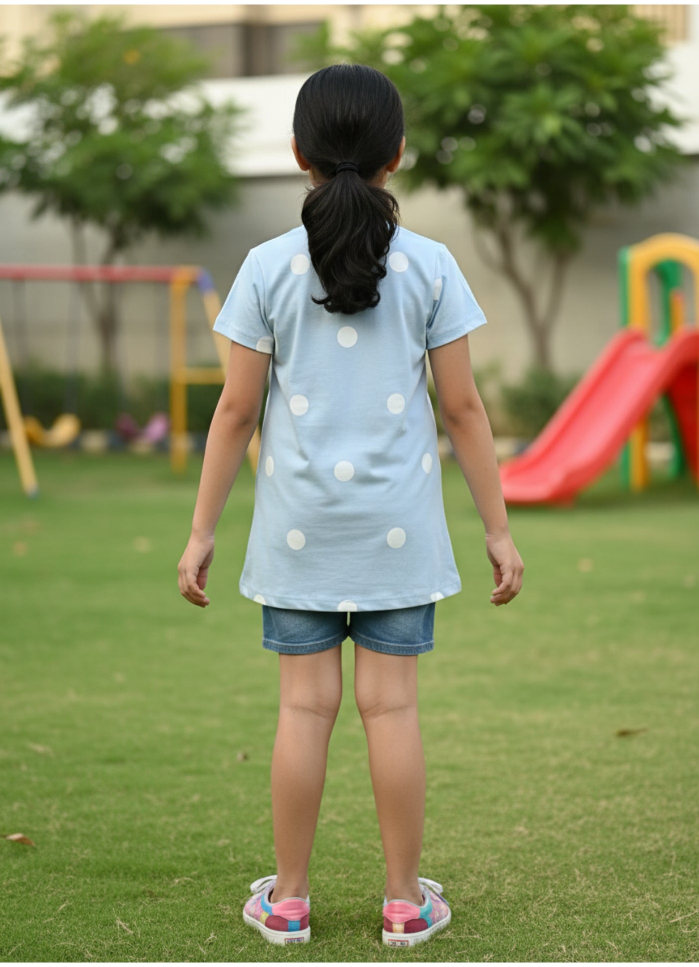 Blue Floral Garden Top.