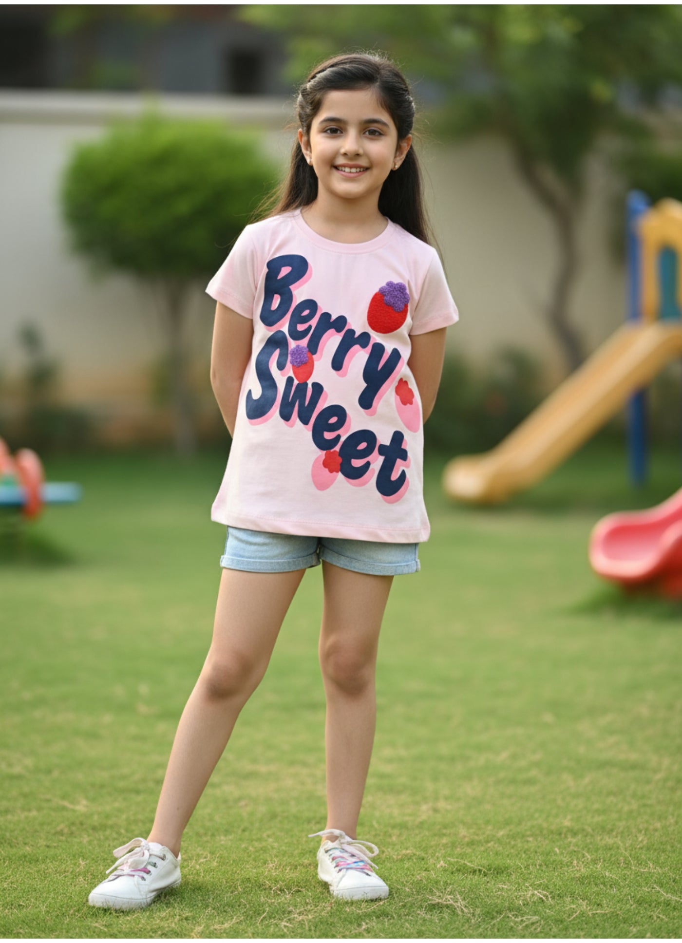 Berry Sweet Graphic Top.