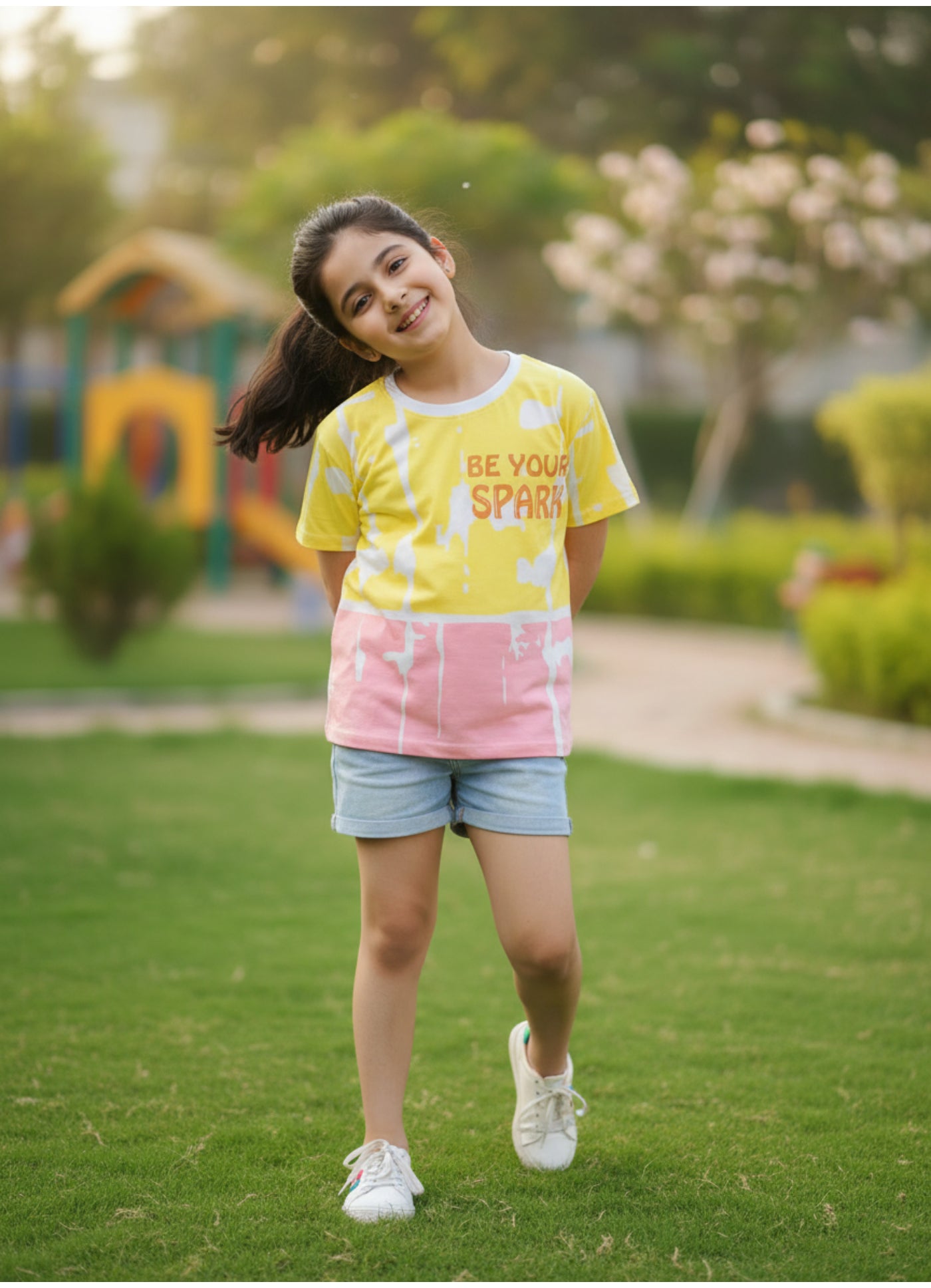 BE YOUR SPARK Color-Block Top.