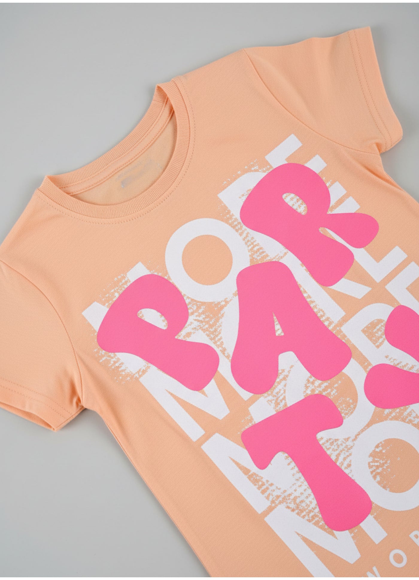 PARTY MORE Typographic Top.