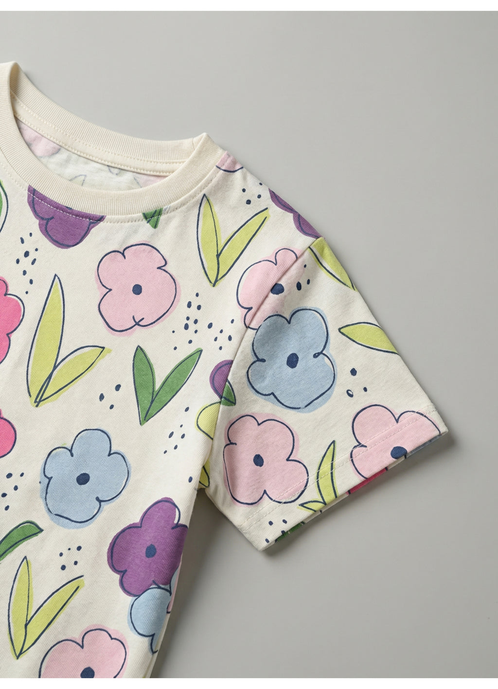 Butterfly and flower Graphic print Top.