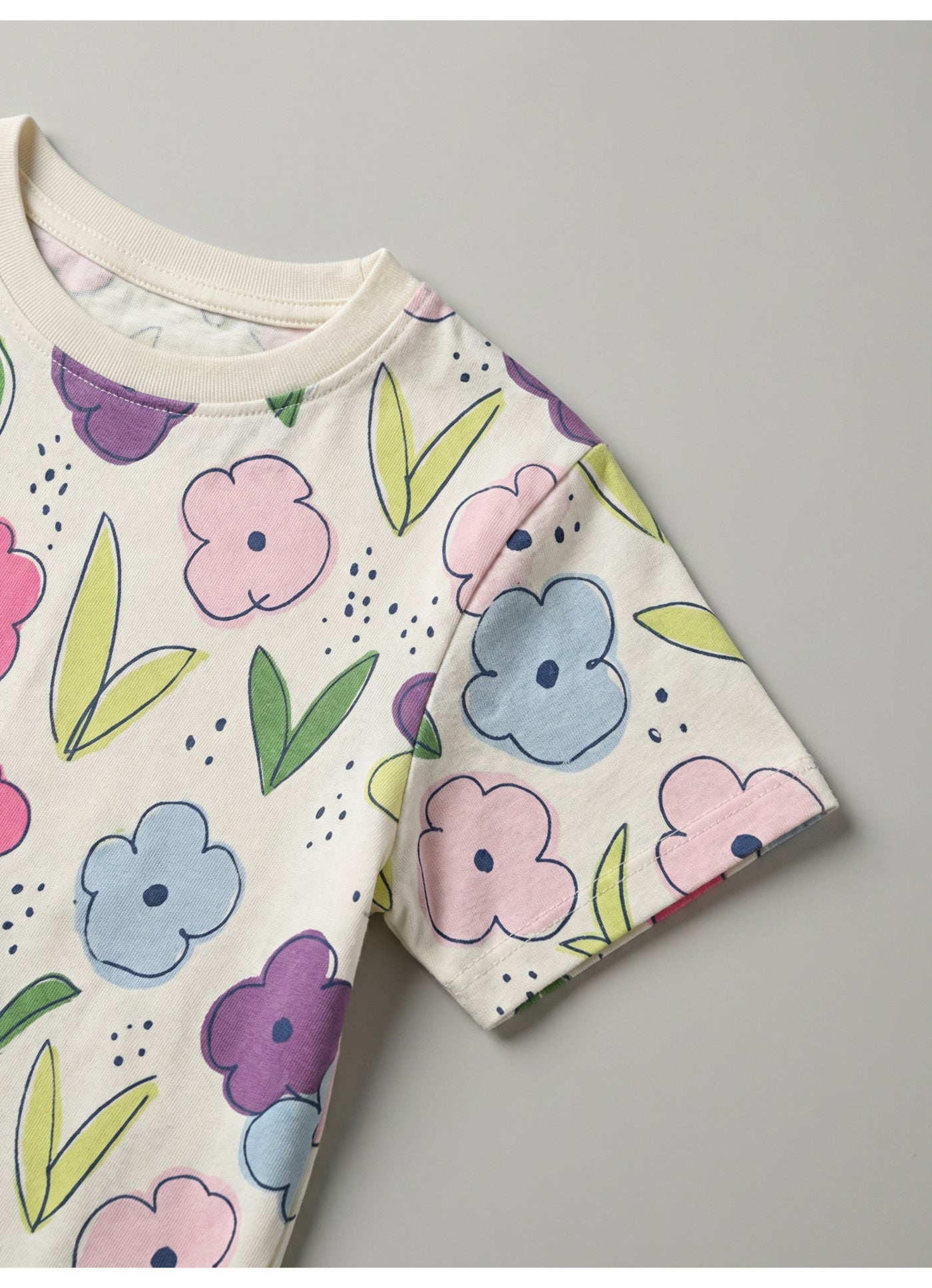 Butterfly and flower Graphic print Top.